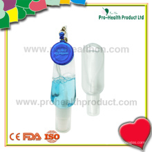 Botella de desinfectante de mano vacía con carrete de soporte retráctil (pH009-067B)